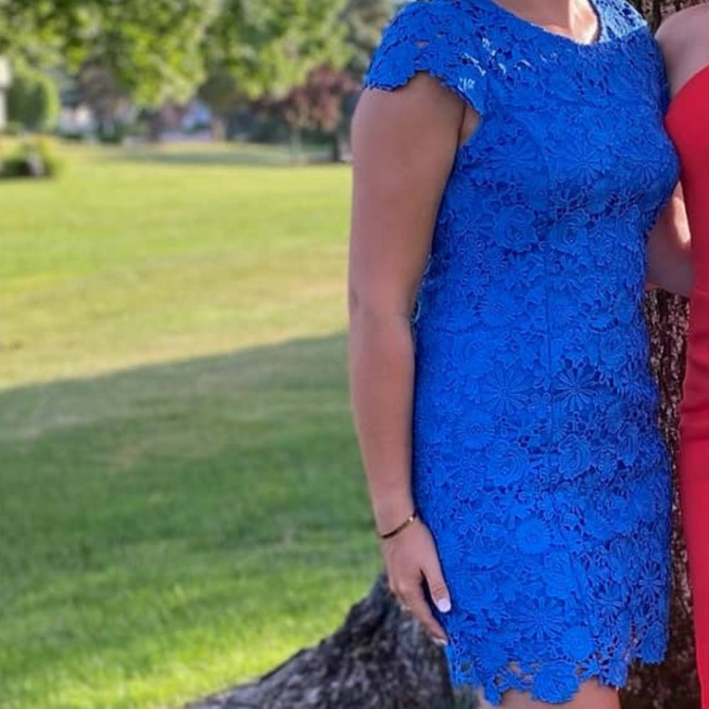 Lulu's Romance Language Backless Dress
